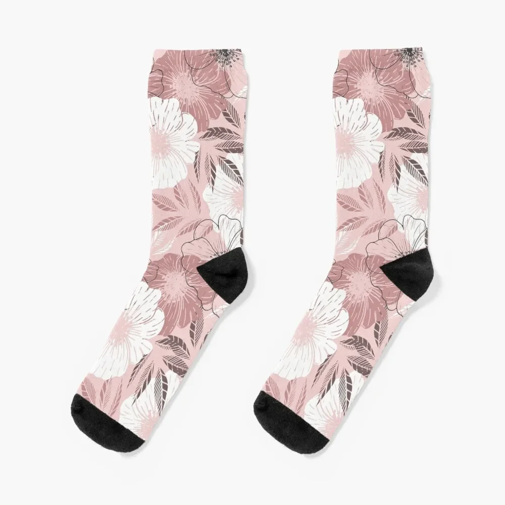Modern floral pattern in dusty pink colors Socks shoes football golf men cotton high quality Socks Man Women's
Modern floral pattern in dusty pink colors Socks shoes football golf men cotton high quality Socks Man Women's