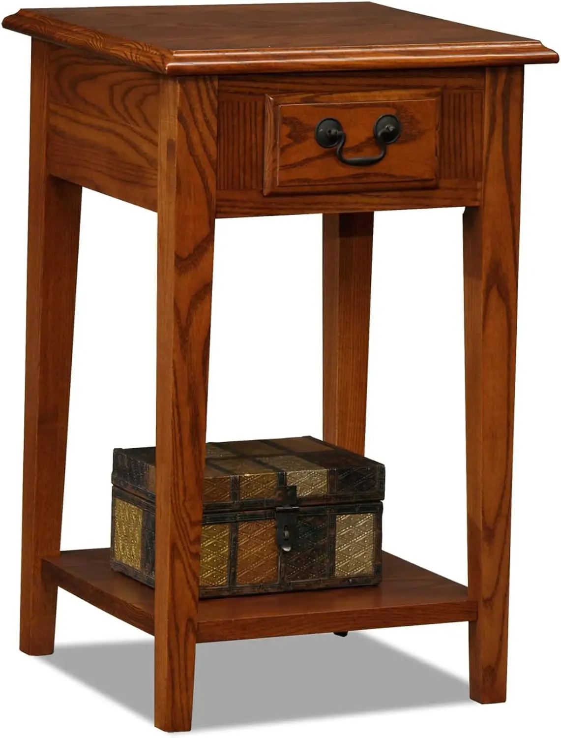 Haven Ridge Solid Wood Square Side Table with Drawer and Shelf, Medium Oak Brown, Perfect for Living Rooms, Bedrooms, and Small
Haven Ridge Solid Wood Square Side Table with Drawer and Shelf, Medium Oak Brown, Perfect for Living Rooms, Bedrooms, and Small