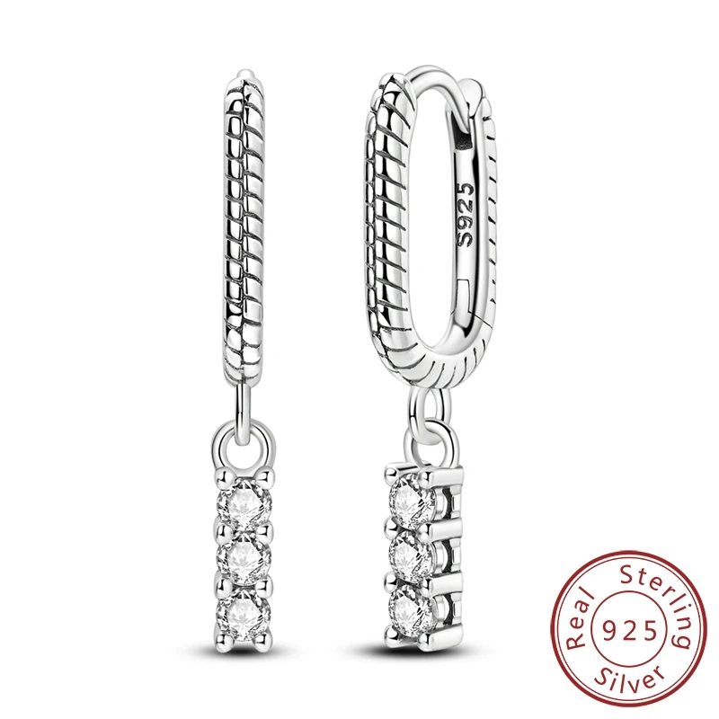 Classic 100% 925 Sterling Silver Snakebone U-shaped Hoop Earrings Women's Vintage Pendant Earrings Jewelry Gifts
Classic 100% 925 Sterling Silver Snakebone U-shaped Hoop Earrings Women's Vintage Pendant Earrings Jewelry Gifts