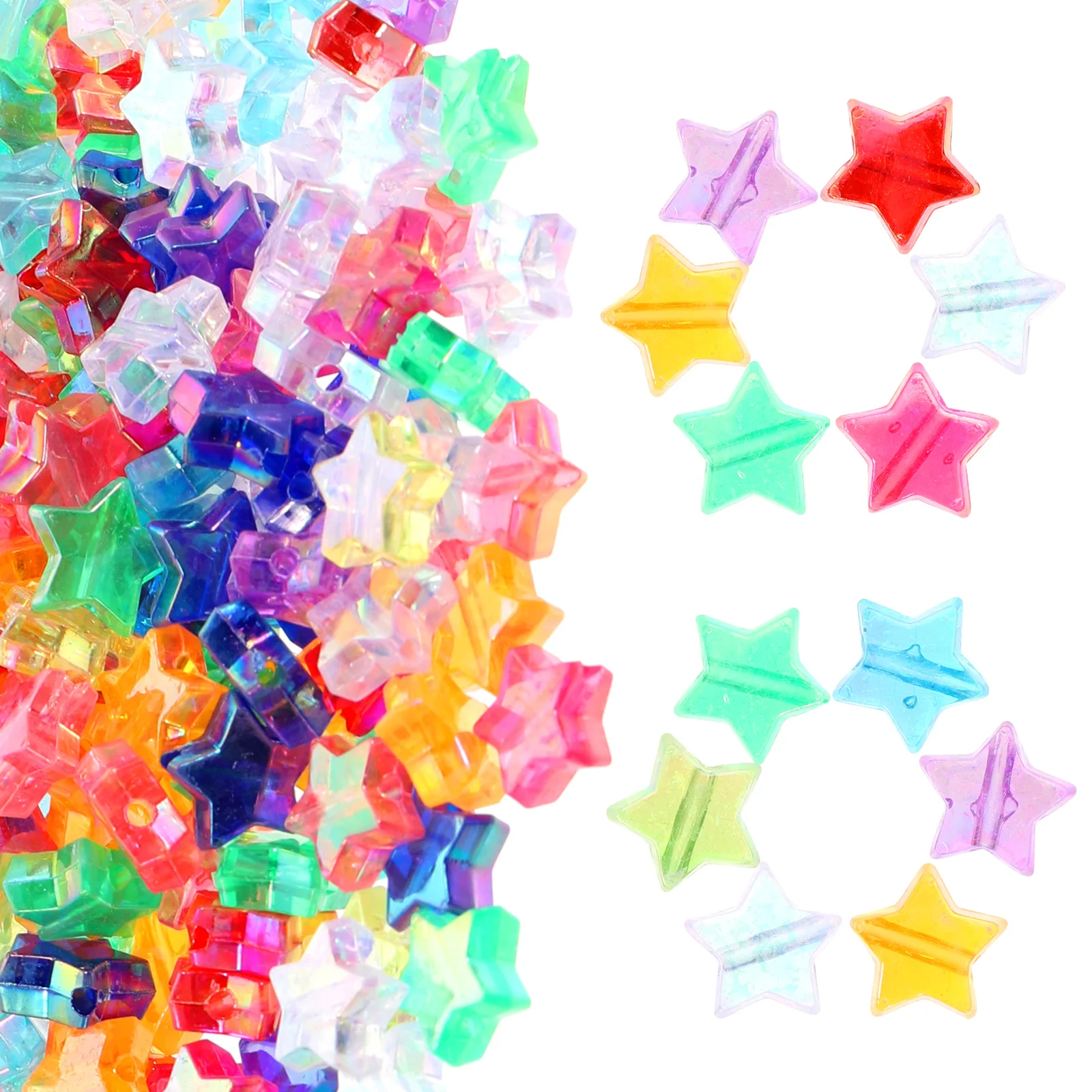 800pcs Acrylic Star Shaped DIY Necklace Bracelet Making Craft Project Acrylic Jewelry Necklace Beads Jewelry Beads
800pcs Acrylic Star Shaped DIY Necklace Bracelet Making Craft Project Acrylic Jewelry Necklace Beads Jewelry Beads