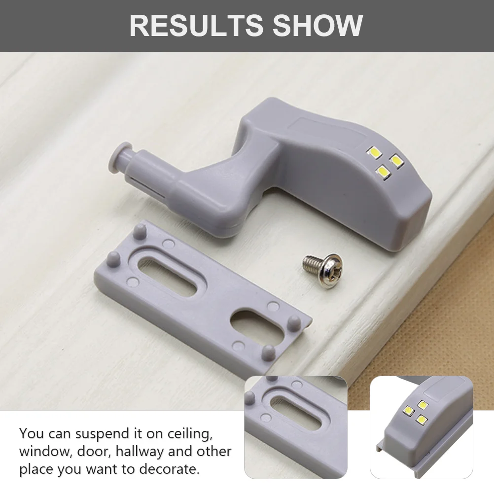 4Pcs Cabinet Hinge Lights LED Illumination Strong Mount for Kitchen Closet Wardrobe Bright Lighting Hinge Lamp
4Pcs Cabinet Hinge Lights LED Illumination Strong Mount for Kitchen Closet Wardrobe Bright Lighting Hinge Lamp