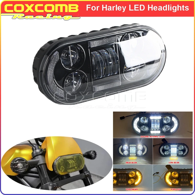 For Harley Sportster S 1250 RH1250S 21-26 IP67 LED Motocycle Projector Headlight Assembly High Low Beam DRL Turn Signal Headlamp
For Harley Sportster S 1250 RH1250S 21-26 IP67 LED Motocycle Projector Headlight Assembly High Low Beam DRL Turn Signal Headlamp