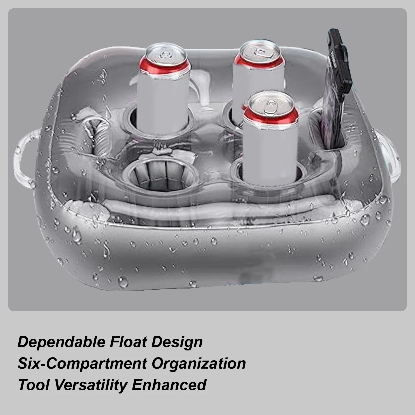 Floating Cup Holder Inflatable Pool Floating Tray Large Capacity Beverage Floats Table For Hot Tub Lake Beach Hot Springs Friend
Floating Cup Holder Inflatable Pool Floating Tray Large Capacity Beverage Floats Table For Hot Tub Lake Beach Hot Springs Friend