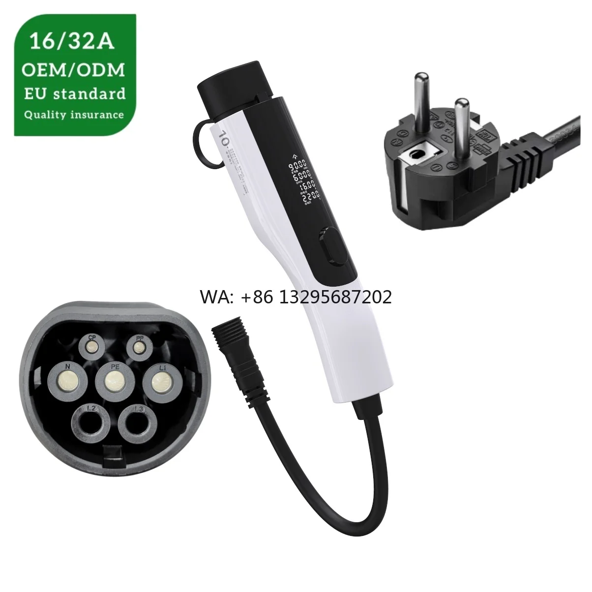 New 16A 3.5kW Portable EV Charger Level 2 Type 2 AC Charging Station with CE Certificate IP55 Protection Custom Cable Length
New 16A 3.5kW Portable EV Charger Level 2 Type 2 AC Charging Station with CE Certificate IP55 Protection Custom Cable Length