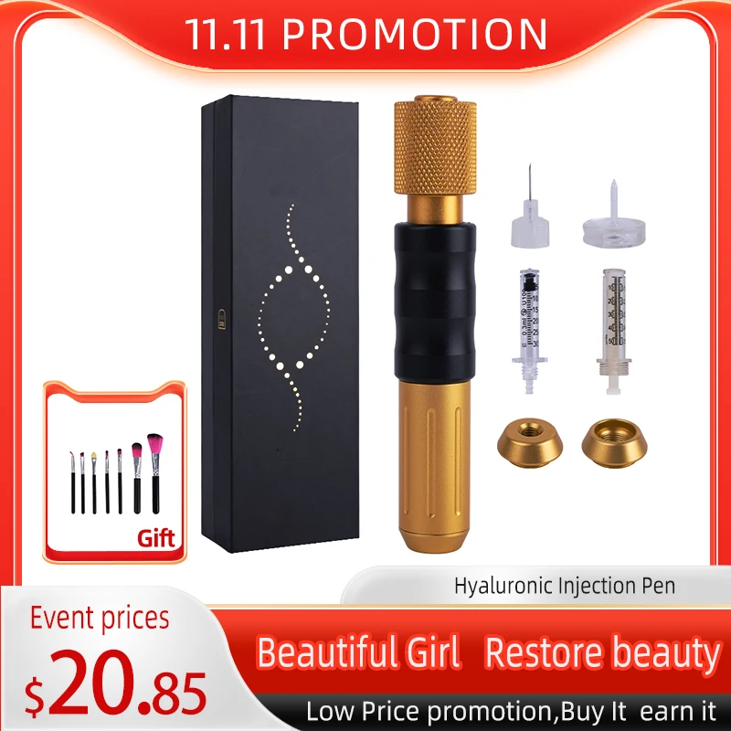 Skin Care 2 in 1 Hyaluronic Pen White High Pressure Ampoule Anti-wrinkle Meso Needle-free Nebulizer Mesotherapy Gun Lesen beauty
Skin Care 2 in 1 Hyaluronic Pen White High Pressure Ampoule Anti-wrinkle Meso Needle-free Nebulizer Mesotherapy Gun Lesen beauty