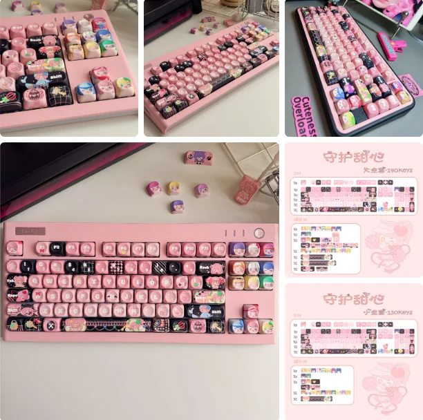 Anime Game Shugo Chara! Unisex Suitable Various Computer Keycap PBT Thermal Sublimation Keycap Kawaii Game Mechanical Keycap
Anime Game Shugo Chara! Unisex Suitable Various Computer Keycap PBT Thermal Sublimation Keycap Kawaii Game Mechanical Keycap