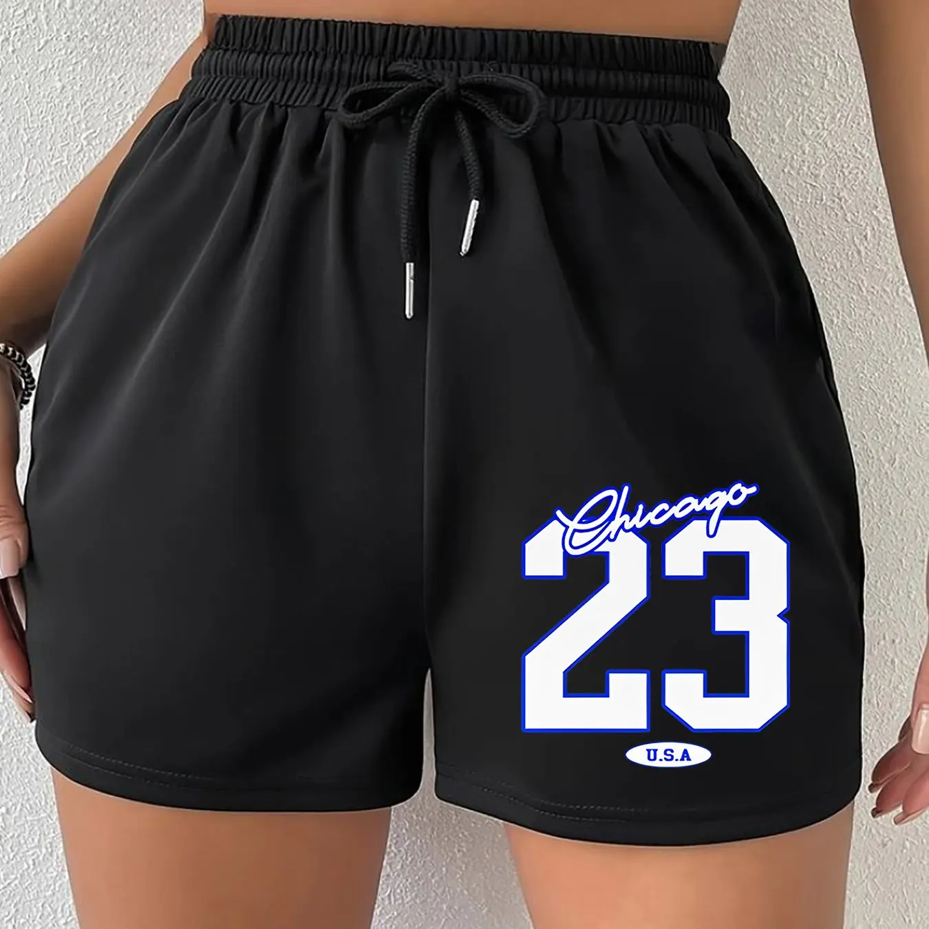 Chicago 23 printed shorts women's shorts summer casual versatile American trend outerwear summer beach pants
Chicago 23 printed shorts women's shorts summer casual versatile American trend outerwear summer beach pants