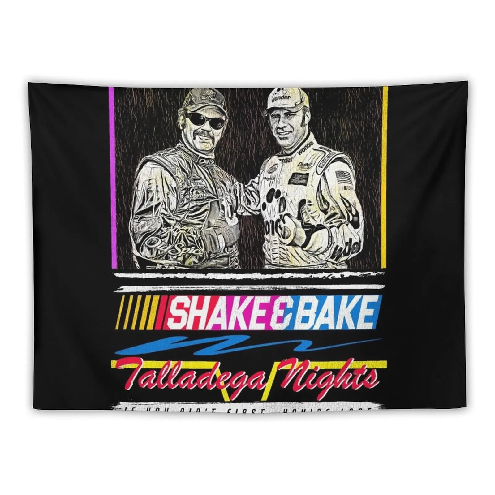 SHAKE N BAKE Race Day Colorway Tapestry Home Decorations Outdoor Decoration For Bedroom Tapestry
SHAKE N BAKE Race Day Colorway Tapestry Home Decorations Outdoor Decoration For Bedroom Tapestry