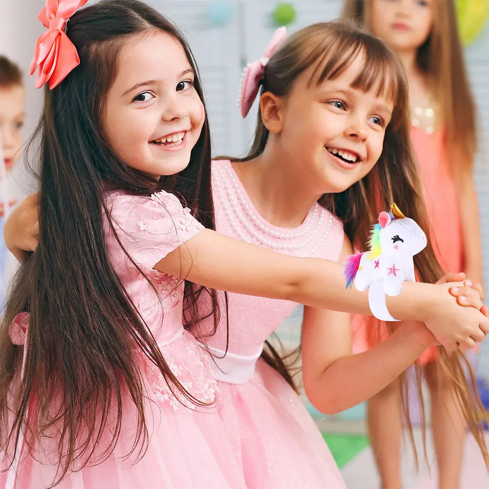 2Pcs Adorable Unicorn Slap Bracelets Soft Comfortable Wristbands for Girls Birthday Party Favors Animal Themed Slap Wristband
2Pcs Adorable Unicorn Slap Bracelets Soft Comfortable Wristbands for Girls Birthday Party Favors Animal Themed Slap Wristband