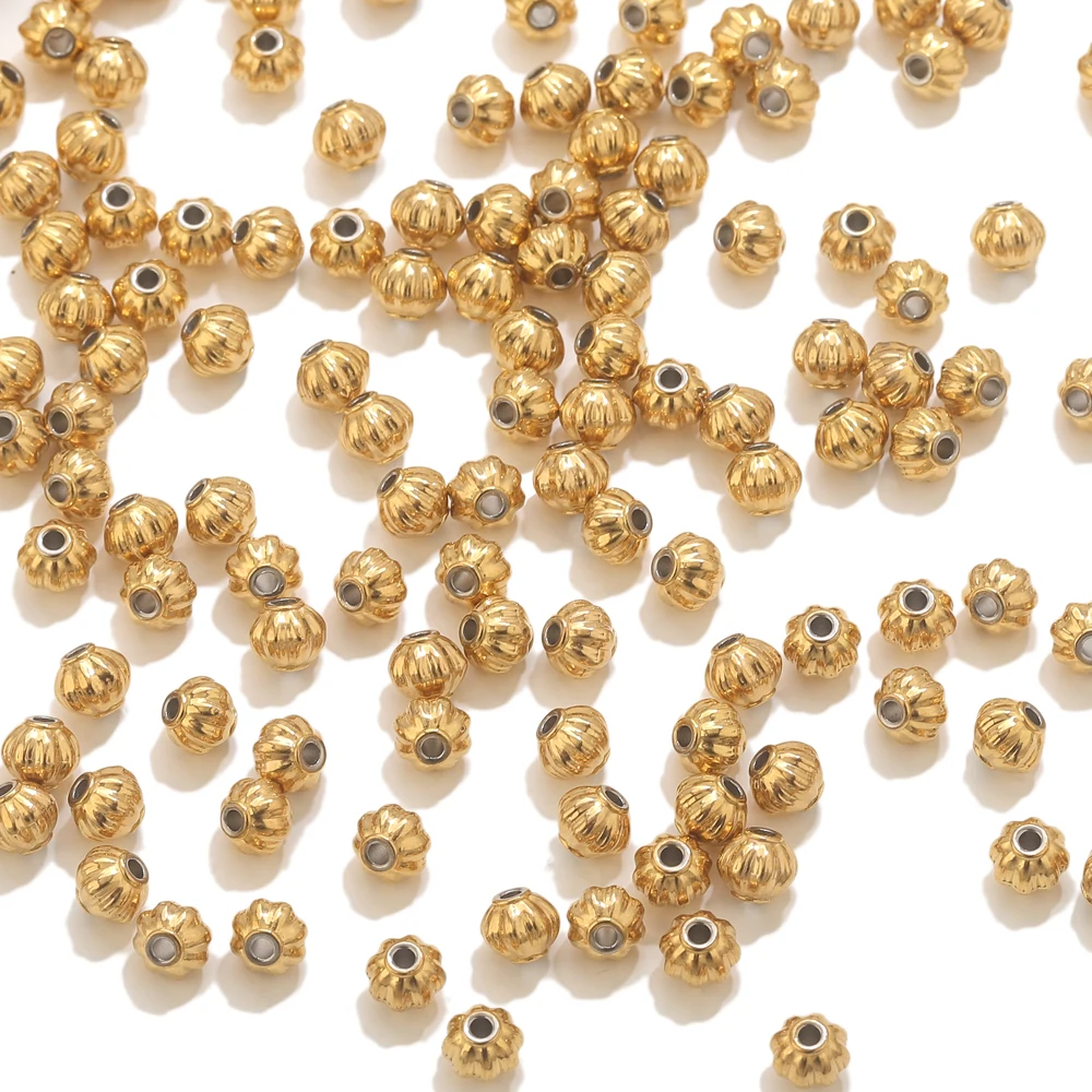 20pcs Stainless Steel Lantern Bead Loose Spacer Beads For Necklace Bracelet Jewelry Making Beads Separators Jewelry Accessories
20pcs Stainless Steel Lantern Bead Loose Spacer Beads For Necklace Bracelet Jewelry Making Beads Separators Jewelry Accessories