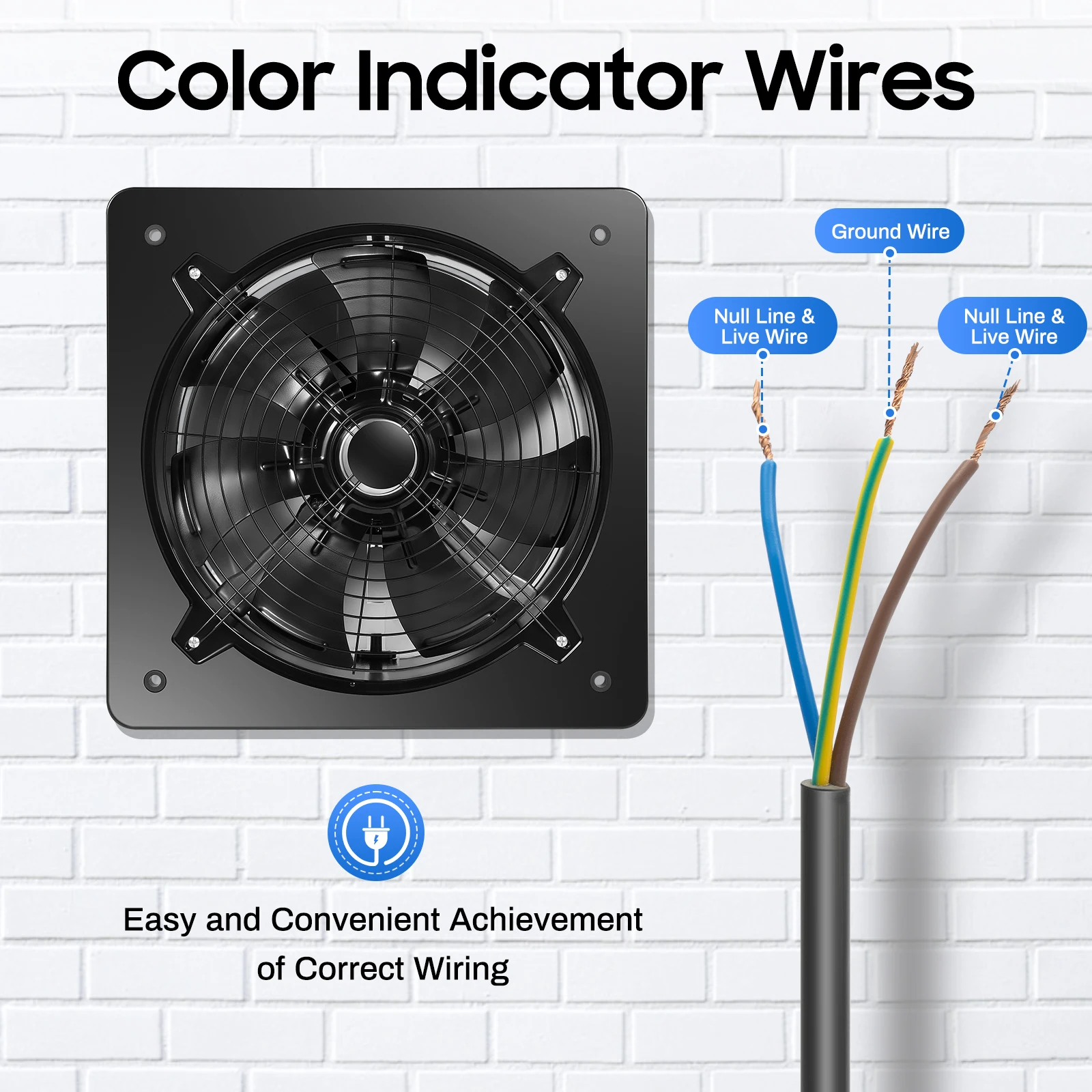 Промышленный вентилятор 300 Вт, 16 дюймов, 2800 об/мин, 8000 м³/ч, IP55, с двигателем из чистой меди для гаражей и складов
Промышленный вентилятор 300 Вт, 16 дюймов, 2800 об/мин, 8000 м³/ч, IP55, с двигателем из чистой меди для гаражей и складов