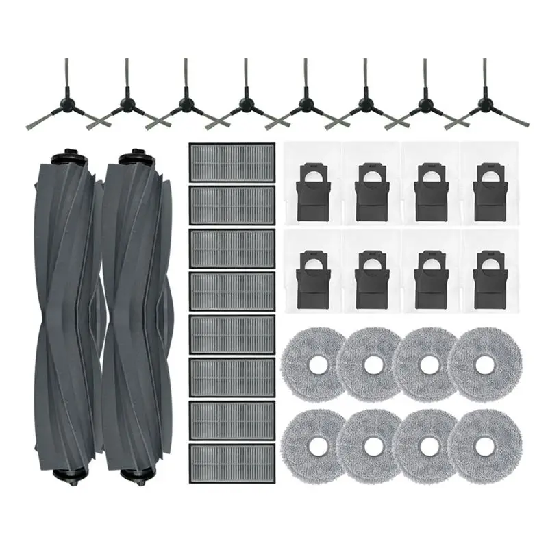 A36T-For Dreame X30 Ultra / X30 Pro Main Side Brush HEPA Filter Mop Pads Dust Bags Replacement Spare Parts Accessories
A36T-For Dreame X30 Ultra / X30 Pro Main Side Brush HEPA Filter Mop Pads Dust Bags Replacement Spare Parts Accessories