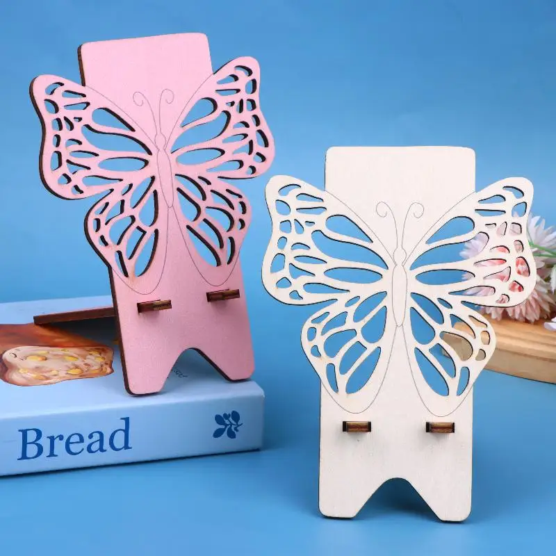 Wooden Butterfly Phone Stand Cute Hollow Out Phone Holder Portable Desktop Mount Mobile Phone Tablet Stand For Home Office
Wooden Butterfly Phone Stand Cute Hollow Out Phone Holder Portable Desktop Mount Mobile Phone Tablet Stand For Home Office
