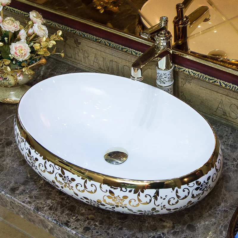 Oval Jingdezhen Bathroom ceramic sink wash basin Counter Top Wash Basin Bathroom Sinks white bathroom sink
Oval Jingdezhen Bathroom ceramic sink wash basin Counter Top Wash Basin Bathroom Sinks white bathroom sink
