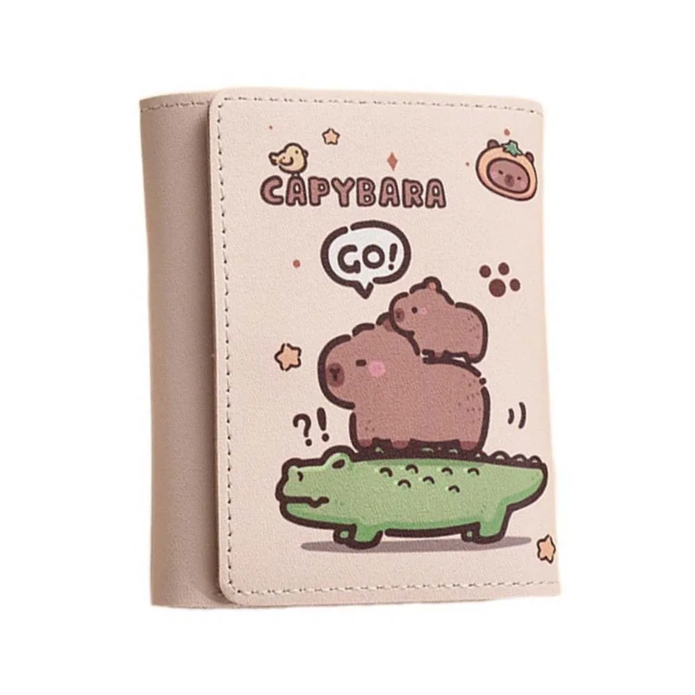 Водонепроницаемый кошелек с кнопкой «Капибара», большой емкости с животным узором, тройной кошелек из искусственной кожи, милый чехол для монет из ПВХ с героями мультфильмов, работа
Водонепроницаемый кошелек с кнопкой «Капибара», большой емкости с животным узором, тройной кошелек из искусственной кожи, милый чехол для монет из ПВХ с героями мультфильмов, работа