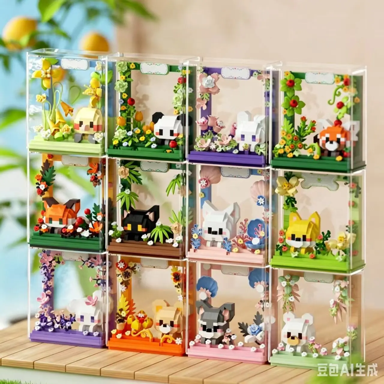 Cute Building Blocks Pet Model Animal Toys Educational Toys Miniature Building Blocks Flower Photo Frame Desktop Decoration
Cute Building Blocks Pet Model Animal Toys Educational Toys Miniature Building Blocks Flower Photo Frame Desktop Decoration