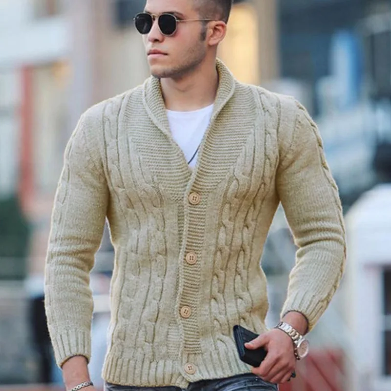 Faionable Knitted V-Ne irt for Men Slim Fit Button up Large Size Pure Color Casual Outerwear Long Sve Autumn 2024
Faionable Knitted V-Ne irt for Men Slim Fit Button up Large Size Pure Color Casual Outerwear Long Sve Autumn 2024