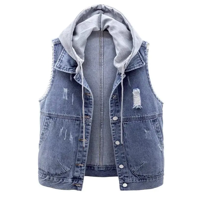 Vests Women Spring Turn Down Collar Fashion Denim Couple Street BF Style Sleeveless Mujer Basic Outwear Chic New Hot Sale Trendy
Vests Women Spring Turn Down Collar Fashion Denim Couple Street BF Style Sleeveless Mujer Basic Outwear Chic New Hot Sale Trendy