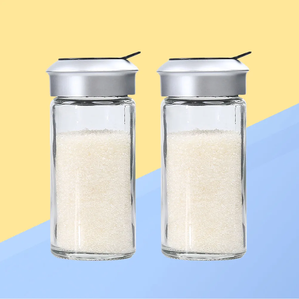 2 pcs Rotating Seasoning Bottle Lead-Free Glass Spice Jar Salt Shaker Pepper Dispenser Dustproof Kitchen Home Cafe Hotel Use
2 pcs Rotating Seasoning Bottle Lead-Free Glass Spice Jar Salt Shaker Pepper Dispenser Dustproof Kitchen Home Cafe Hotel Use