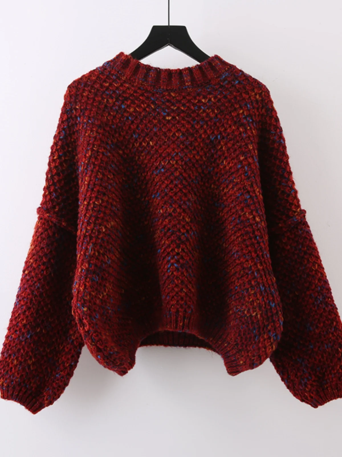 Ladies Red Knitted Loose Fit Sweater Casual Sle round Ne ort Length Comfortable Feeling Autumn Winter New Arrival
Ladies Red Knitted Loose Fit Sweater Casual Sle round Ne ort Length Comfortable Feeling Autumn Winter New Arrival