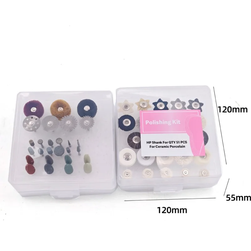 Dental HP Shank Polishing Disc Bur Kit 2.35mm for Grinding Ceramics Porcelain Low Speed Polisher Brushes Diamond Burs Disc
Dental HP Shank Polishing Disc Bur Kit 2.35mm for Grinding Ceramics Porcelain Low Speed Polisher Brushes Diamond Burs Disc