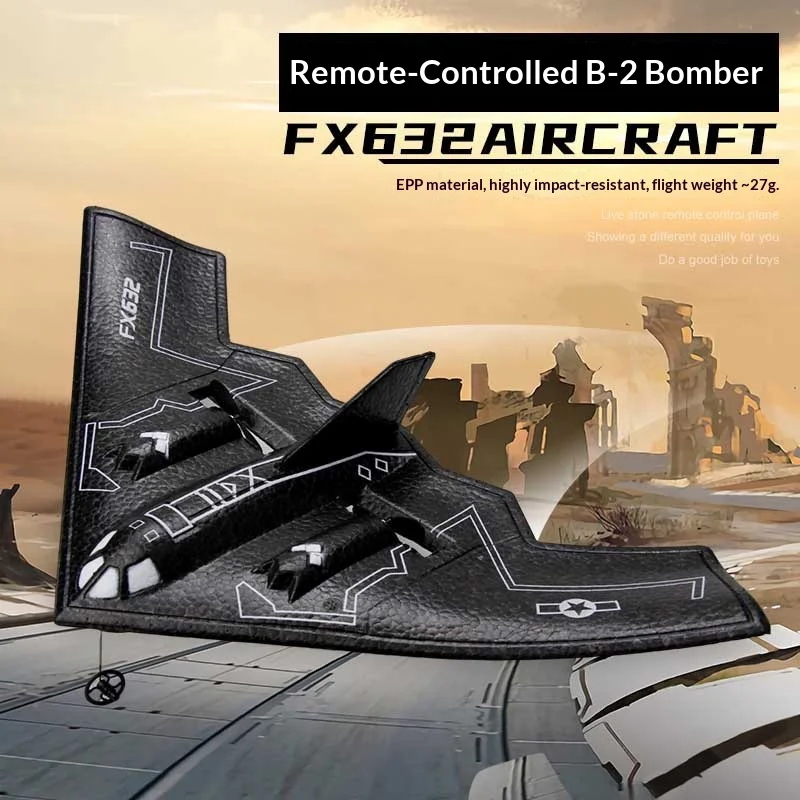 Fx632 B2 Fighter Fixed Wing Remote Control Foam Glider Airplane Model Aerodynamic Streamlined Outdoor For Adult Hobby
Fx632 B2 Fighter Fixed Wing Remote Control Foam Glider Airplane Model Aerodynamic Streamlined Outdoor For Adult Hobby