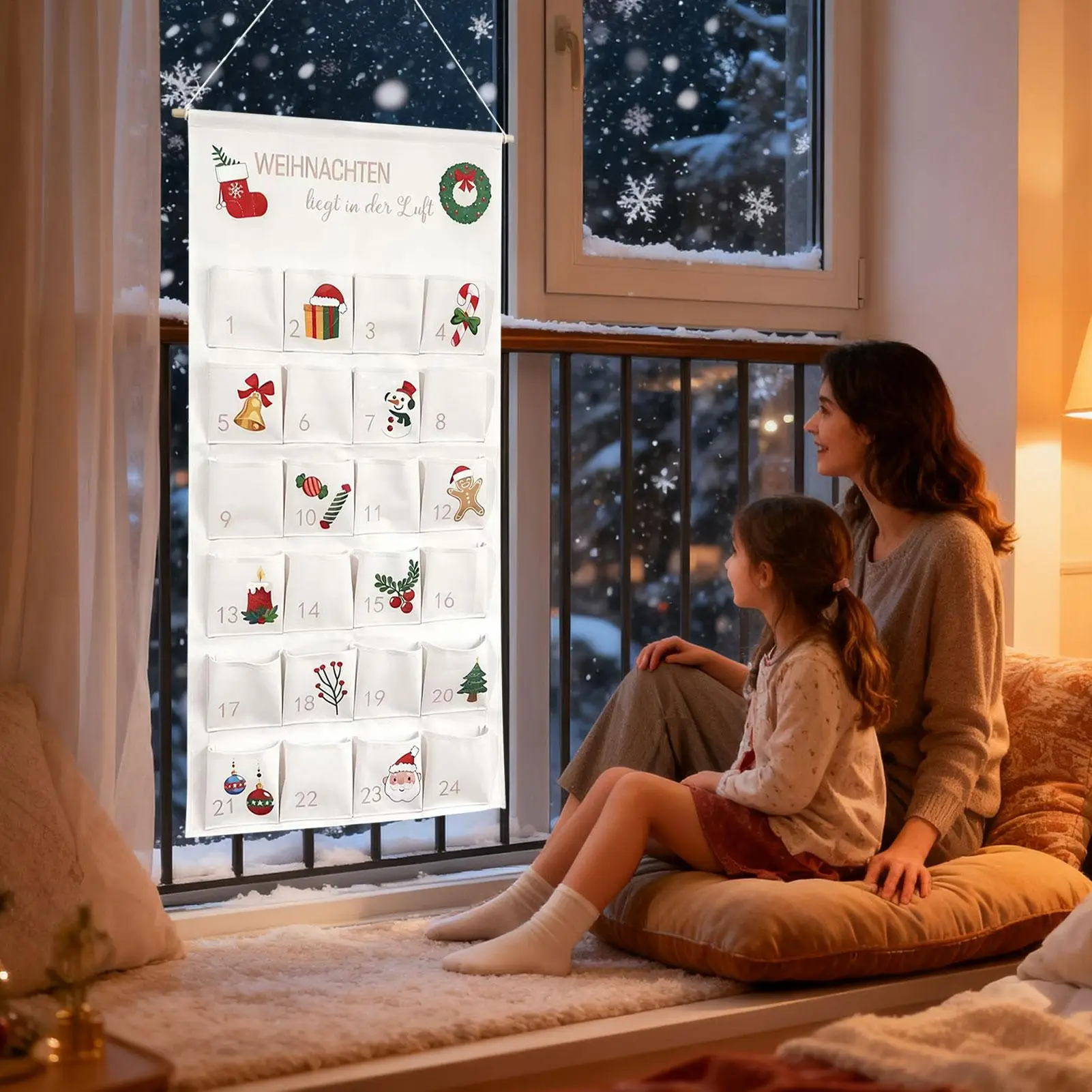 Christmas Countdown Calendar With Pockets Reusable Holiday Fabric Storage Bag Countdown To Christmas Wall Calendar With Pockets
Christmas Countdown Calendar With Pockets Reusable Holiday Fabric Storage Bag Countdown To Christmas Wall Calendar With Pockets