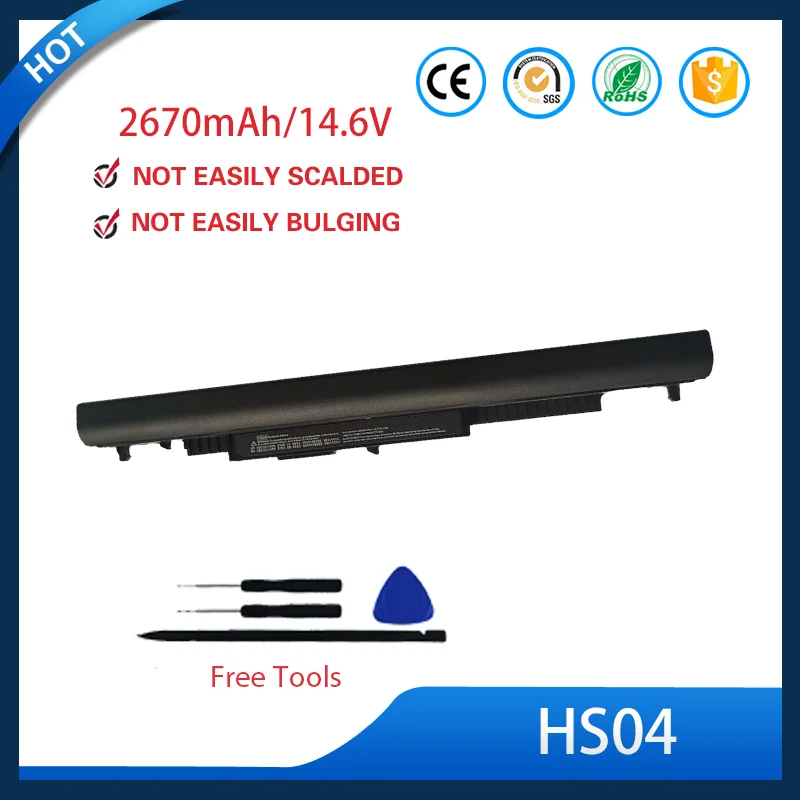 Надежная, долговечная, высококачественная батарея HS04 14.6V 2670mAh для ноутбуков HP G4 HSTNN LB6U TPN I119 240, литий-ионная, высокой емкости, замена.
Надежная, долговечная, высококачественная батарея HS04 14.6V 2670mAh для ноутбуков HP G4 HSTNN LB6U TPN I119 240, литий-ионная, высокой емкости, замена.
