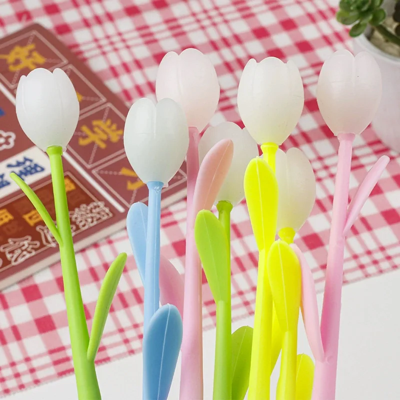 12 Pcs Creative Light-changing Color Tulip Silicone Neutral Pen,Small Fresh and Cute Student Black 0.5 Signature Pen
12 Pcs Creative Light-changing Color Tulip Silicone Neutral Pen,Small Fresh and Cute Student Black 0.5 Signature Pen