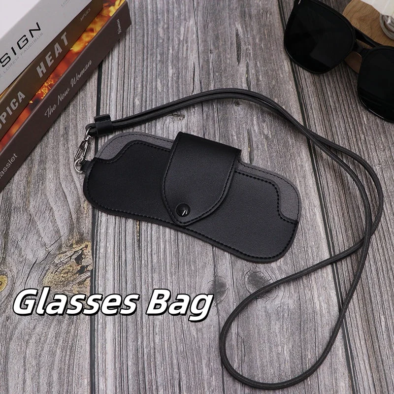 Street Trendy Sunglasses Storage Bag Hanging Neck PU Leather Glasses Bag Outdoor Portable Protective Bag Ladies' Fashion Items
Street Trendy Sunglasses Storage Bag Hanging Neck PU Leather Glasses Bag Outdoor Portable Protective Bag Ladies' Fashion Items