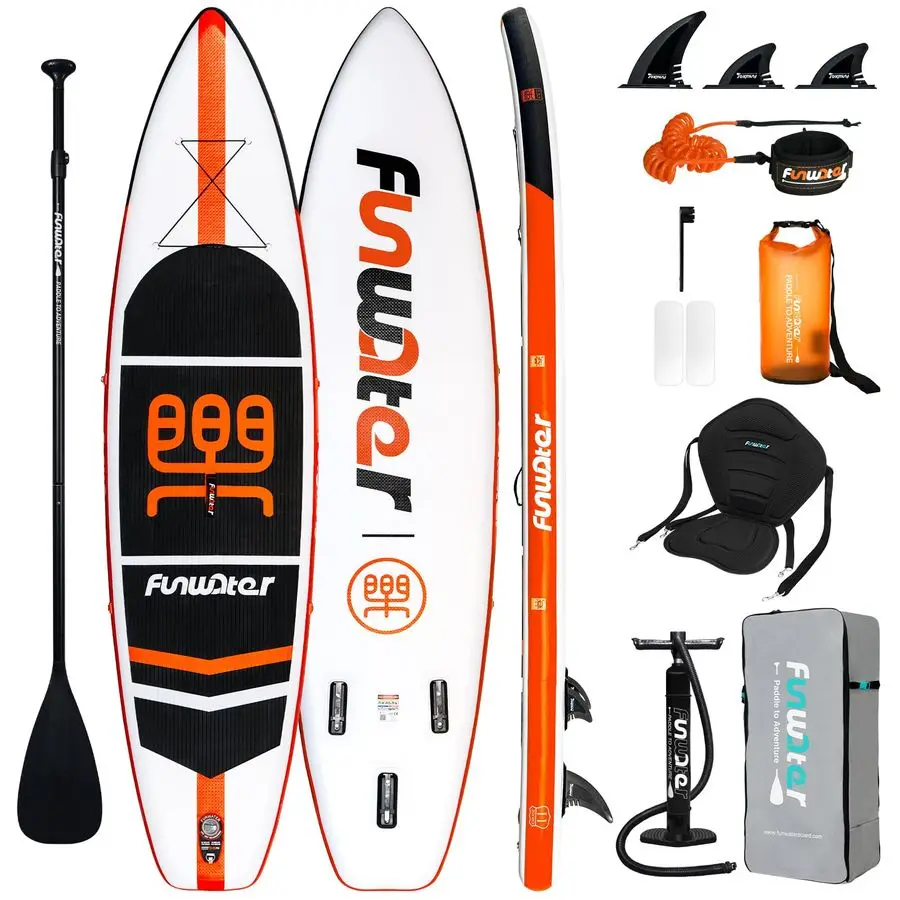 Inflatable Stand Up Paddle Board with Premium SUP Paddleboard Accessories, AntiSlip EVA Deck, 11 106 Paddle Boards for Adults a
Inflatable Stand Up Paddle Board with Premium SUP Paddleboard Accessories, AntiSlip EVA Deck, 11 106 Paddle Boards for Adults a