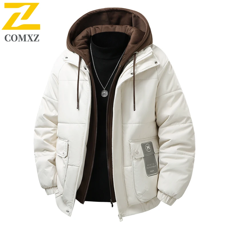 Men's Cotton Jacket 2025 Autumn and Winter Thick Cotton Windproof Warm Hooded Down Jacket Outdoor Casual Versatile Zipper Jacket
Men's Cotton Jacket 2025 Autumn and Winter Thick Cotton Windproof Warm Hooded Down Jacket Outdoor Casual Versatile Zipper Jacket