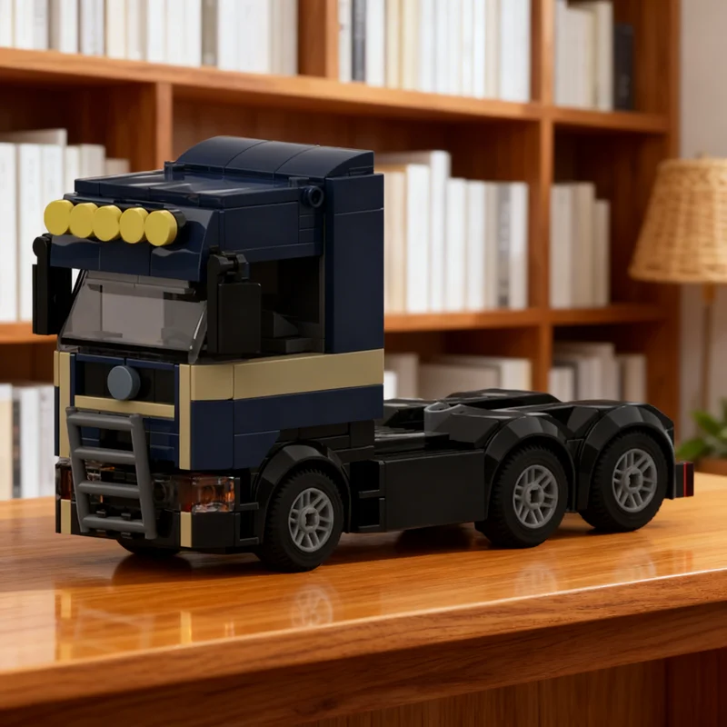 296pcs MOC European Style Cabover Semi Truck City Building Blocks Assembly Set Display Edition Collectible XL Toy Gift For Fans
296pcs MOC European Style Cabover Semi Truck City Building Blocks Assembly Set Display Edition Collectible XL Toy Gift For Fans