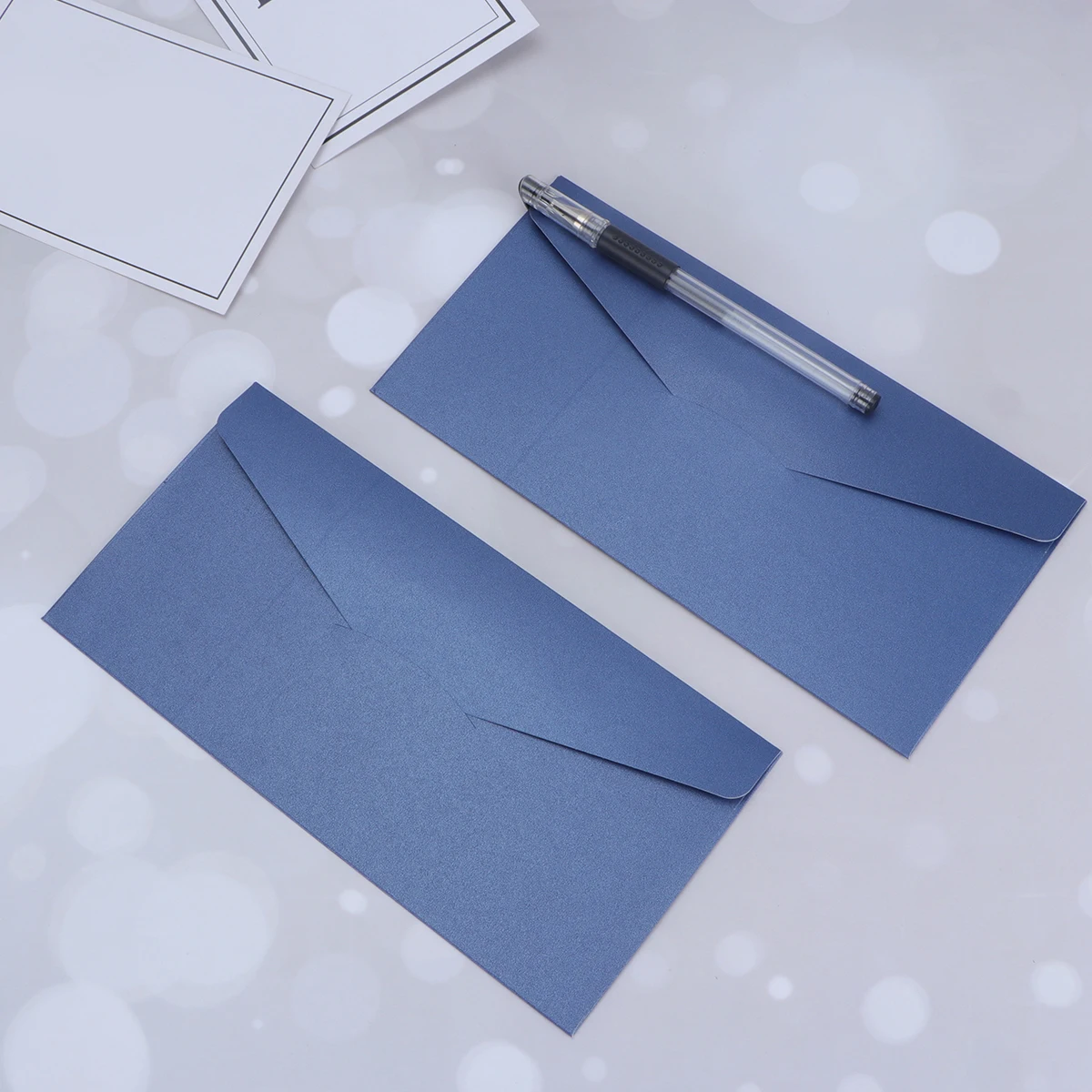 20Pcs Blue Paper Invitation Envelope Business Notification Letter Cards for Wedding Graduation Party Event Professional
20Pcs Blue Paper Invitation Envelope Business Notification Letter Cards for Wedding Graduation Party Event Professional