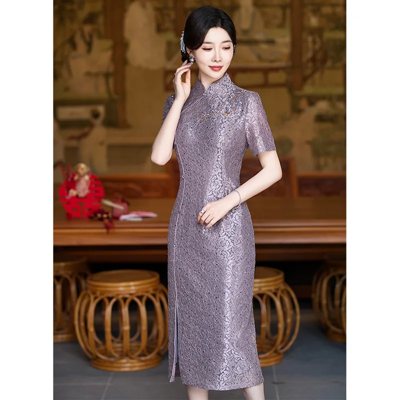 Yourqipao 2025 Chinese Wedding Guest Qipao Mother Of The Bride Cheongsam Prom Dress
Yourqipao 2025 Chinese Wedding Guest Qipao Mother Of The Bride Cheongsam Prom Dress