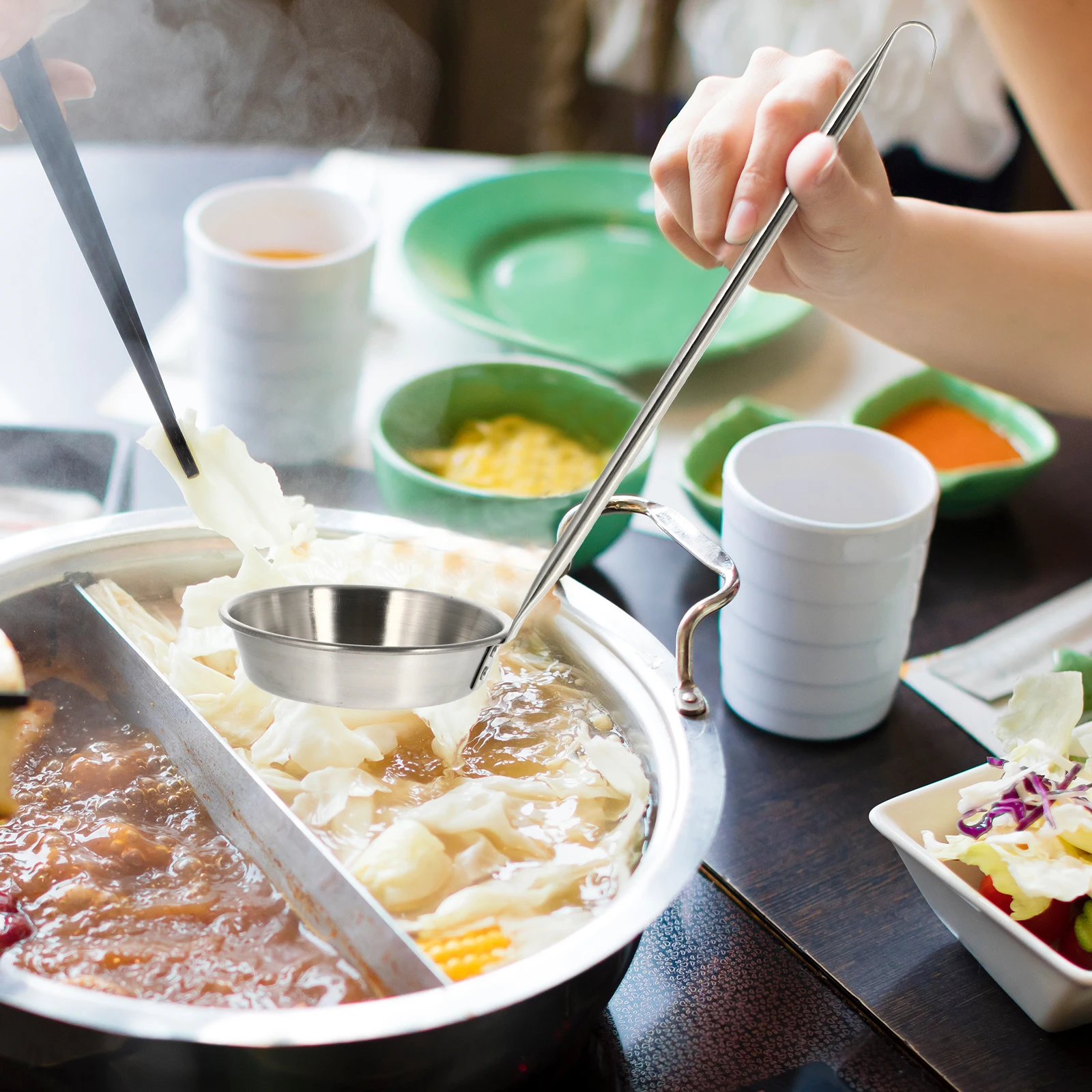 Stainless Steel Frying Mold for Deep Fried Snacks Radish Cake Shrimp Cake Oil Dumpling Kitchen Supply Cooking Mould
Stainless Steel Frying Mold for Deep Fried Snacks Radish Cake Shrimp Cake Oil Dumpling Kitchen Supply Cooking Mould