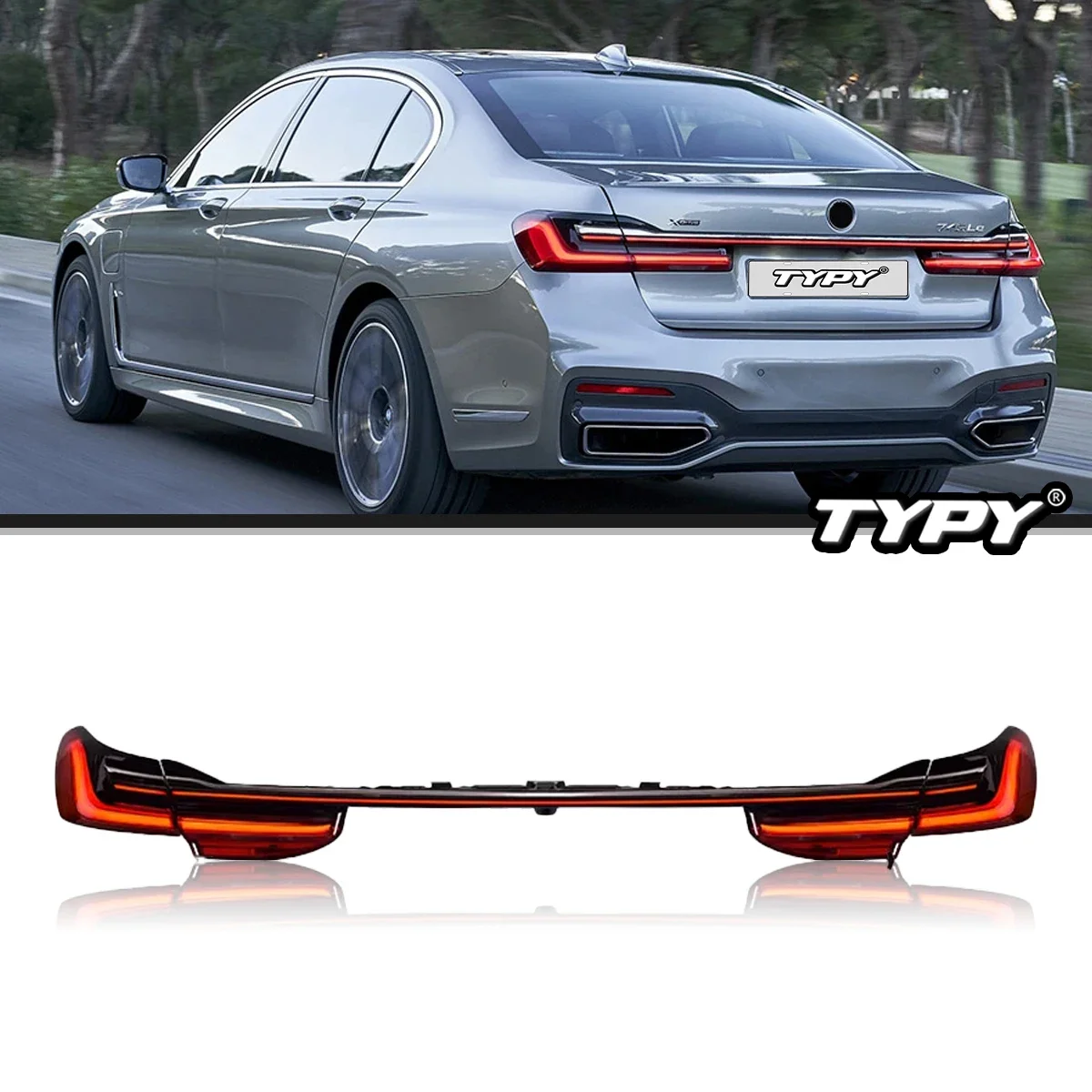 TYPY Car Tail Lights For BMW 7 Series G02 G11 LED Car Tail Lamps Daytime Running Lights Dynamic Turn Signals Car Accessories 
TYPY Car Tail Lights For BMW 7 Series G02 G11 LED Car Tail Lamps Daytime Running Lights Dynamic Turn Signals Car Accessories