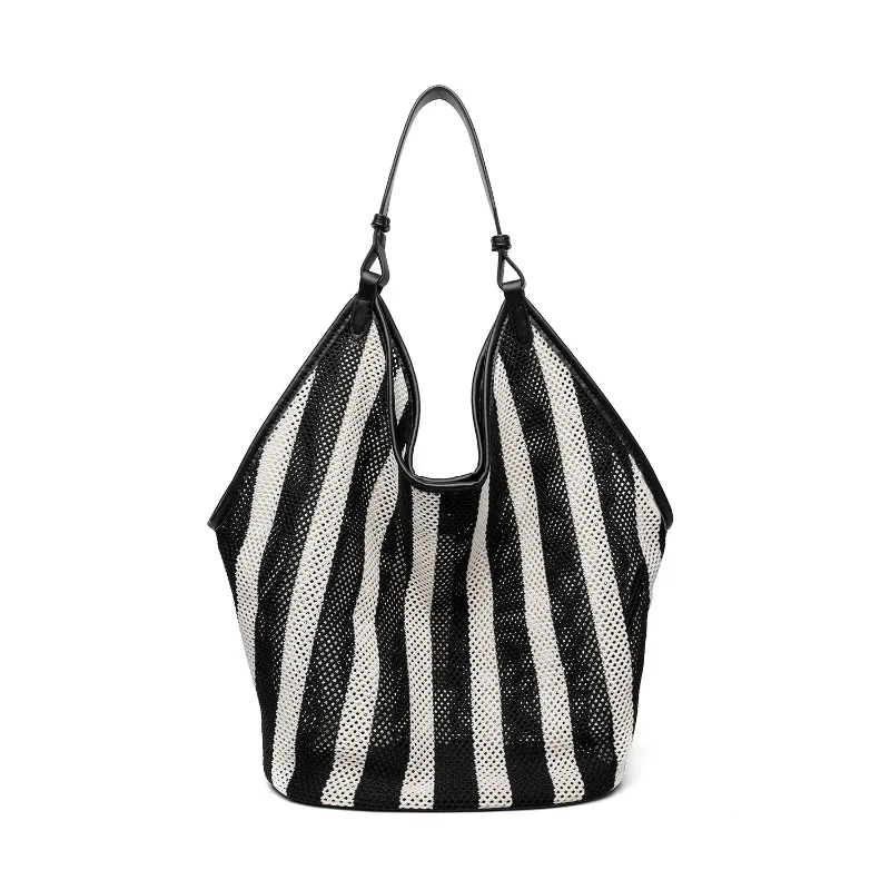 Striped Woven Large Capacity Tote Bag for Woman Shoulder Bags Shopping Bags Class Bag for Girl Women Travel Bags Bolsos Mujer
Striped Woven Large Capacity Tote Bag for Woman Shoulder Bags Shopping Bags Class Bag for Girl Women Travel Bags Bolsos Mujer