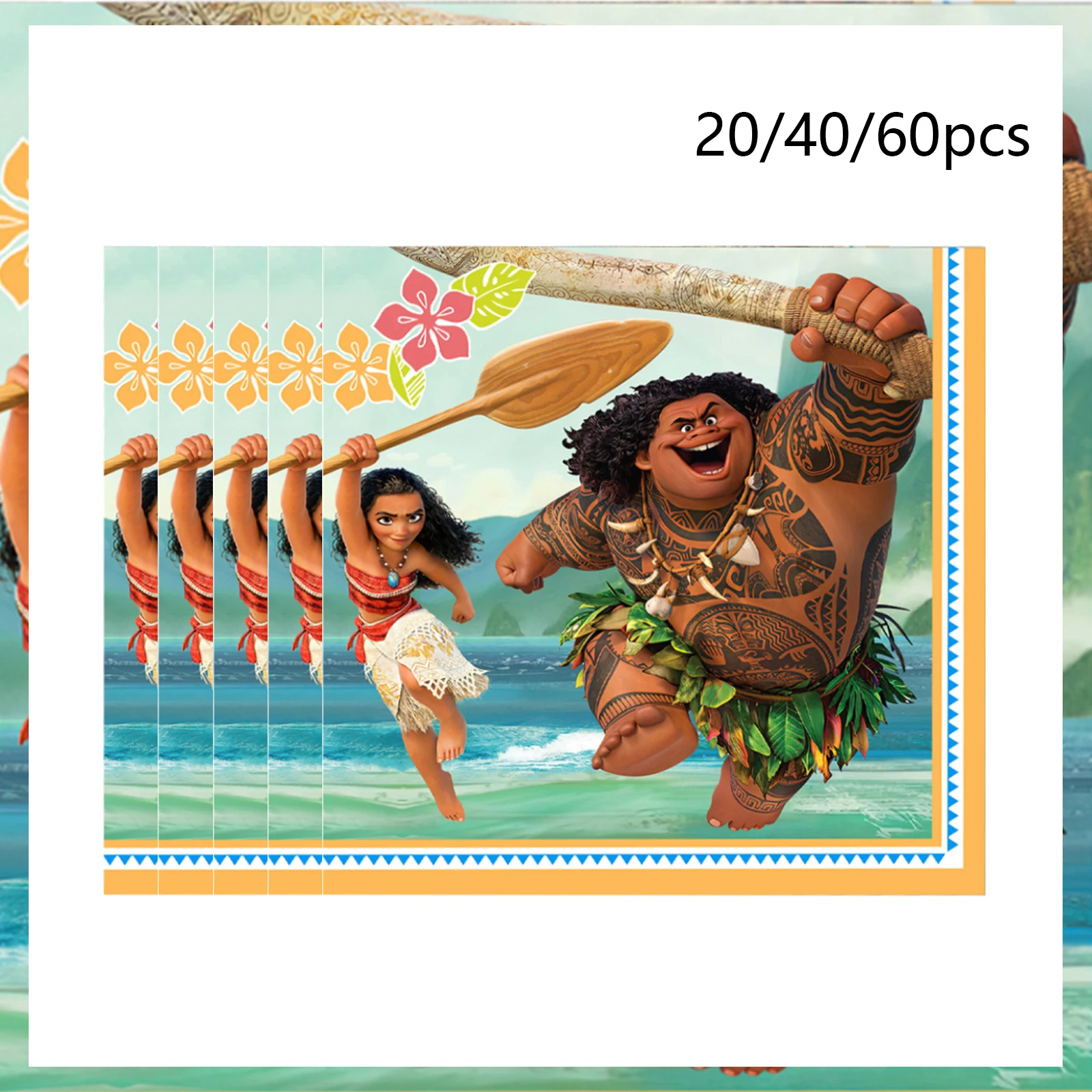 20/40/60pcs Disney Moana Party Supplies,napkins for Moana Birthday Party Decorations,Moana Birthday party decorations
20/40/60pcs Disney Moana Party Supplies,napkins for Moana Birthday Party Decorations,Moana Birthday party decorations