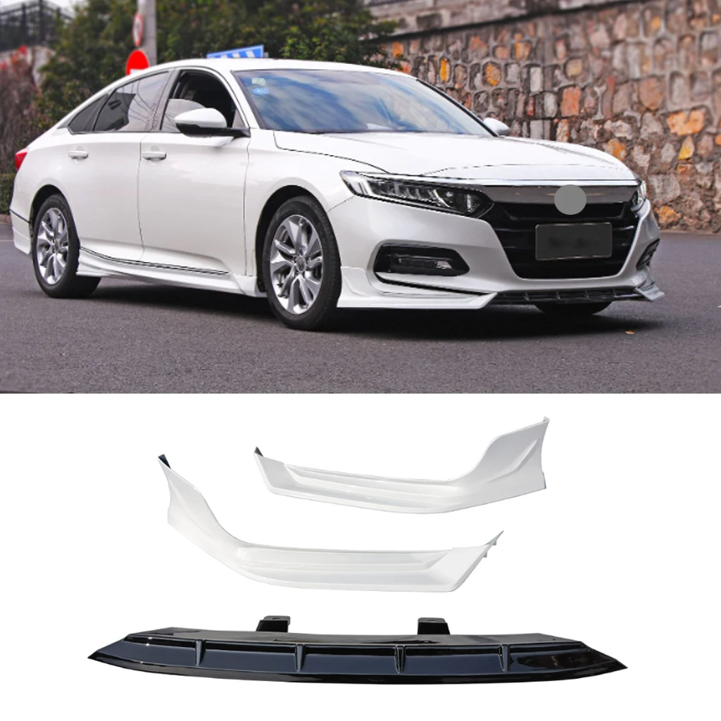 Front Bumper Spoiler Lip Lower Body Kit Diffuser Splitter Tuning Guard For Honda Accord 10 Gen 2018 2019 2020 2021 Glossy black
Front Bumper Spoiler Lip Lower Body Kit Diffuser Splitter Tuning Guard For Honda Accord 10 Gen 2018 2019 2020 2021 Glossy black