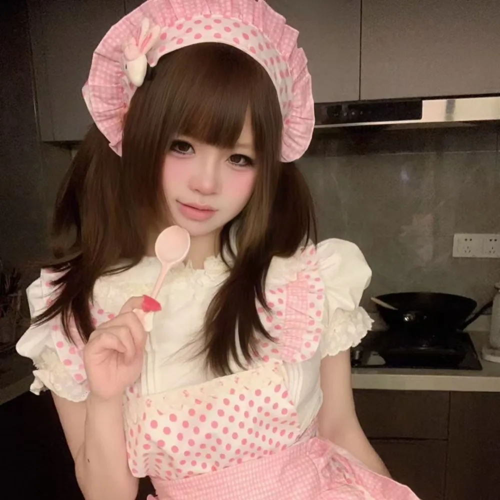 Headwear Y2K Clever Cook Hair Scarf Bow Hair Clip Soft Pink Polka Dot Hair Band Cosplay Sweet Checkered Lace Bandana Girls
Headwear Y2K Clever Cook Hair Scarf Bow Hair Clip Soft Pink Polka Dot Hair Band Cosplay Sweet Checkered Lace Bandana Girls