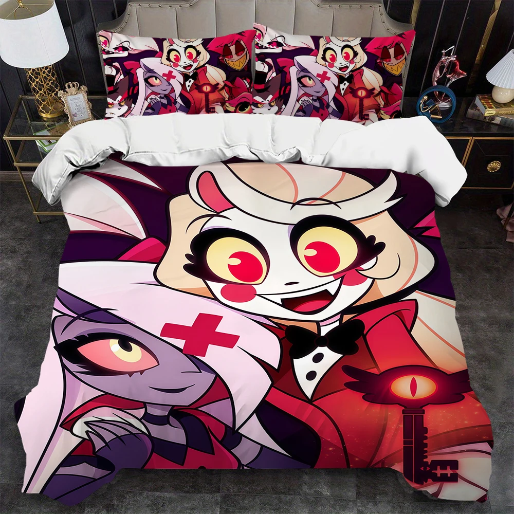 Комплект постельного белья «Мультфильм H-Hazbin Hotel»: пододеяльник, 3 предмета, мягкий, для сна, летний, удобный, для студенческого общежития, дома, детский, лучший выбор
Комплект постельного белья «Мультфильм H-Hazbin Hotel»: пододеяльник, 3 предмета, мягкий, для сна, летний, удобный, для студенческого общежития, дома, детский, лучший выбор