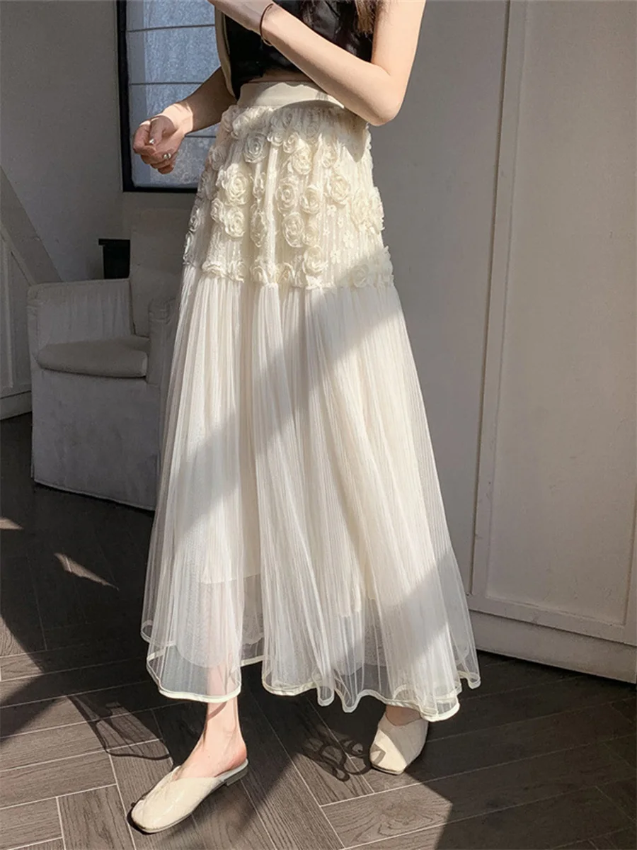 Элегантная женская макси-юбка трапециевидной формы с высокой талией и 3D цветочной вышивкой идеально подходит для летних и весенних мероприятий
Элегантная женская макси-юбка трапециевидной формы с высокой талией и 3D цветочной вышивкой идеально подходит для летних и весенних мероприятий