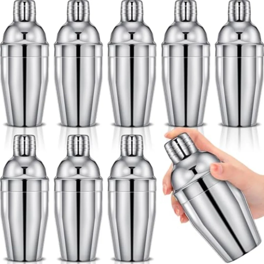 9 Pcs Bar Cocktail Shaker Professional Stainless Steel Martini Drink Mixer Built-in Strainer for Bartending No Leaks Boston Sha
9 Pcs Bar Cocktail Shaker Professional Stainless Steel Martini Drink Mixer Built-in Strainer for Bartending No Leaks Boston Sha