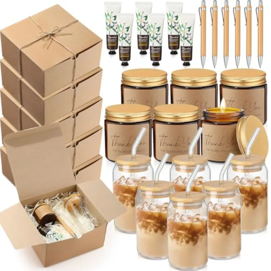 6 Sets Baby Shower Prizes for Game Winners, Baby Shower Favors Including Glass Cup Scented Candles Hand Cream Pens Gift Box wit
6 Sets Baby Shower Prizes for Game Winners, Baby Shower Favors Including Glass Cup Scented Candles Hand Cream Pens Gift Box wit