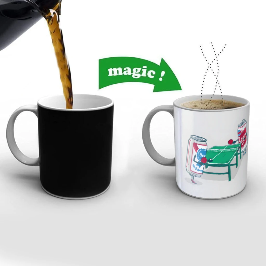 Beer Pong Creativity Change Color Chang mug Ceramic mug Hot Coffee Cup Breakfast Cup Mug Friend Gift
Beer Pong Creativity Change Color Chang mug Ceramic mug Hot Coffee Cup Breakfast Cup Mug Friend Gift