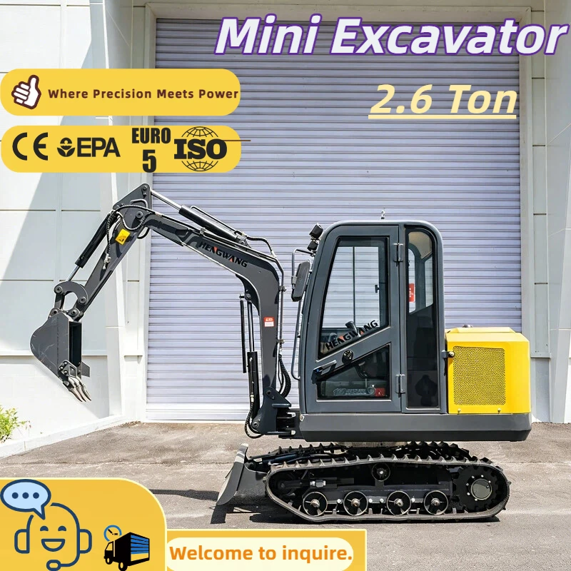 2.6 Ton Mini Excavator High Quality Diesel Crawler Excavator Customizable With Cabin Rubber Track
2.6 Ton Mini Excavator High Quality Diesel Crawler Excavator Customizable With Cabin Rubber Track