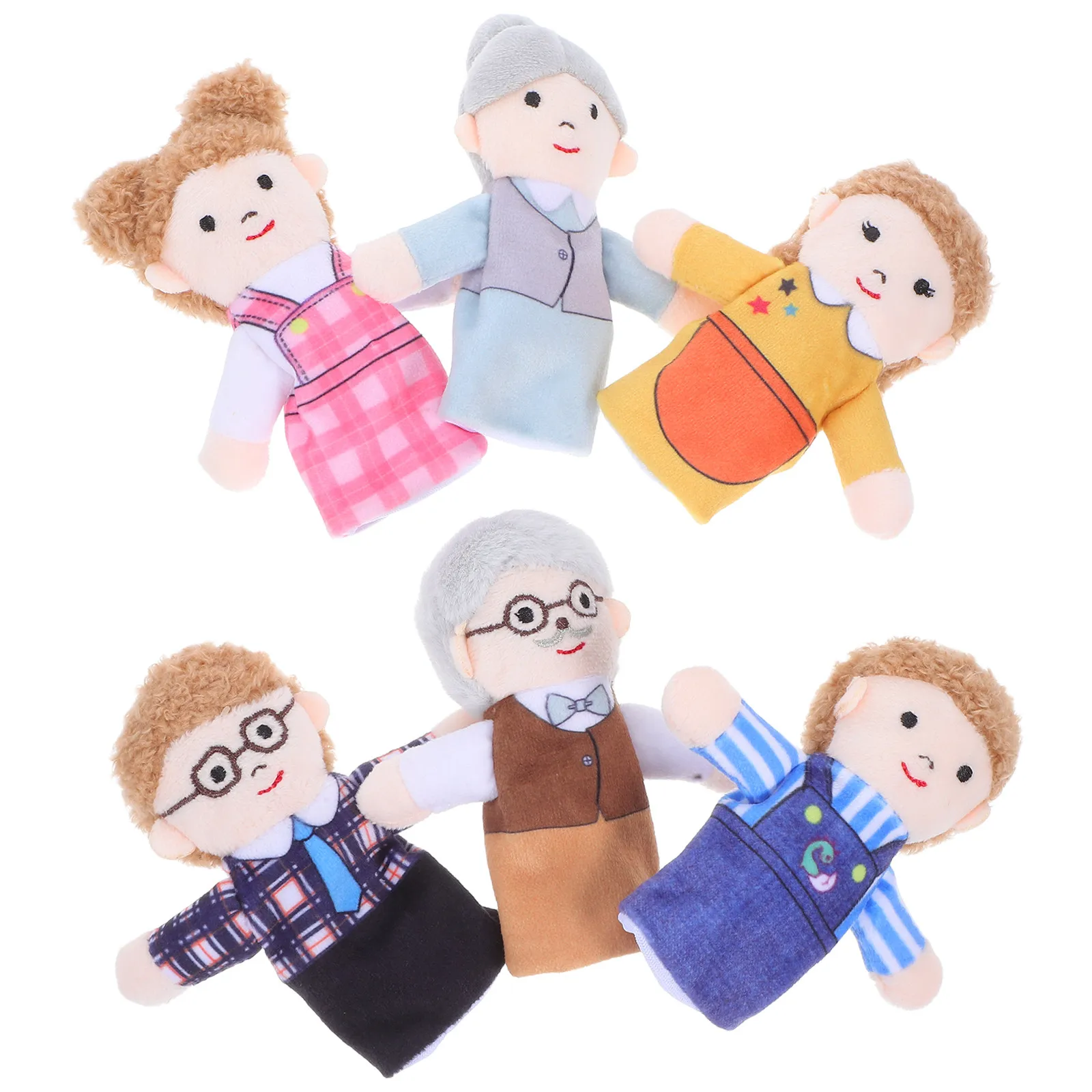 6Pcs Family Finger Puppets Storytelling Set Soft Hand Puppets for Kids Toddlers Creative Playtime Preschool Educational Role
6Pcs Family Finger Puppets Storytelling Set Soft Hand Puppets for Kids Toddlers Creative Playtime Preschool Educational Role