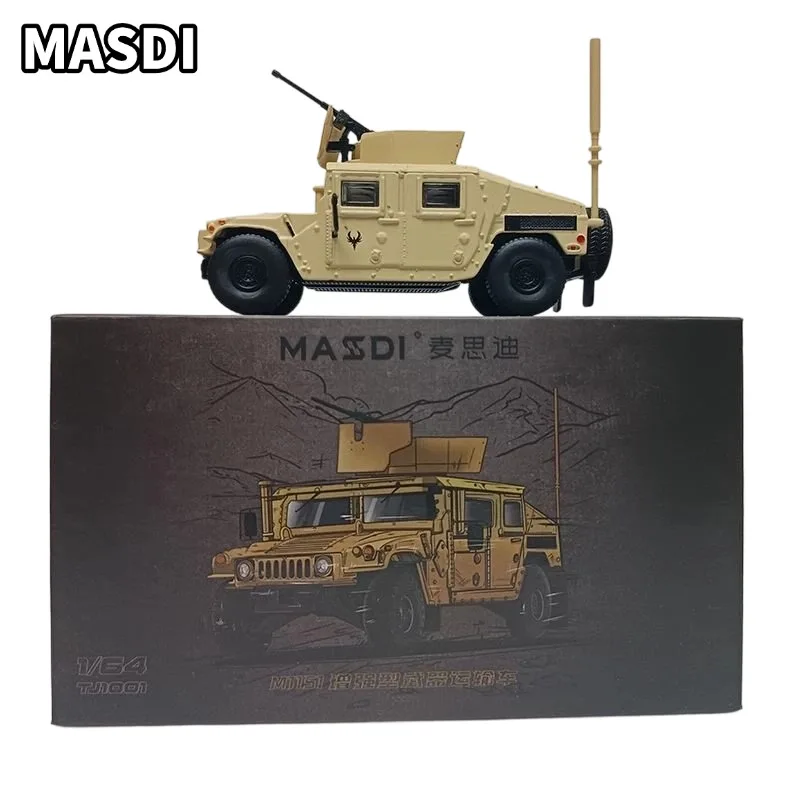 MASDI 1:64 M1151 Enhanced Armored Personnel Carrier Cast Alloy Model for Static Display, Boys' Toy Collection Decoration Item.
MASDI 1:64 M1151 Enhanced Armored Personnel Carrier Cast Alloy Model for Static Display, Boys' Toy Collection Decoration Item.