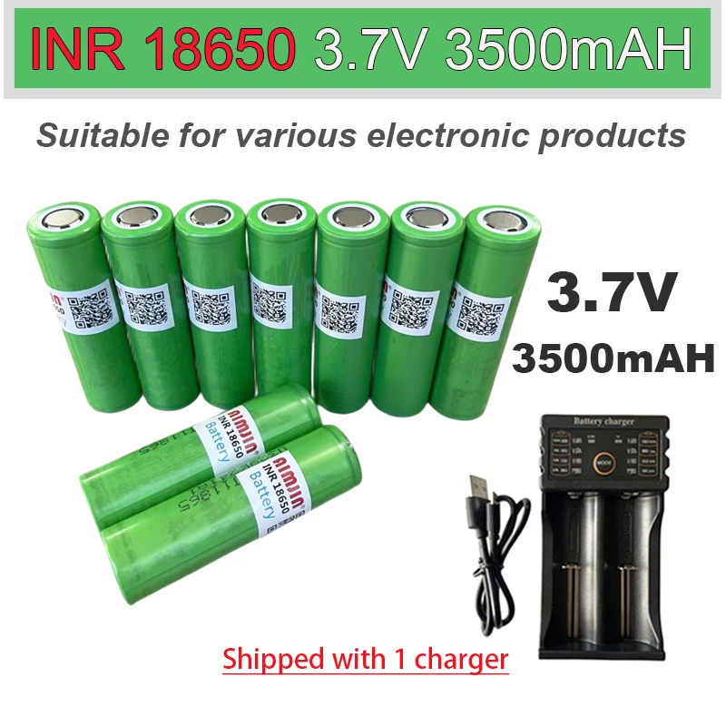 Original 18650 3.7V 3500 MAH Rechargeable Battery INR 25R 20A for All Kinds of Electronic Products
Original 18650 3.7V 3500 MAH Rechargeable Battery INR 25R 20A for All Kinds of Electronic Products